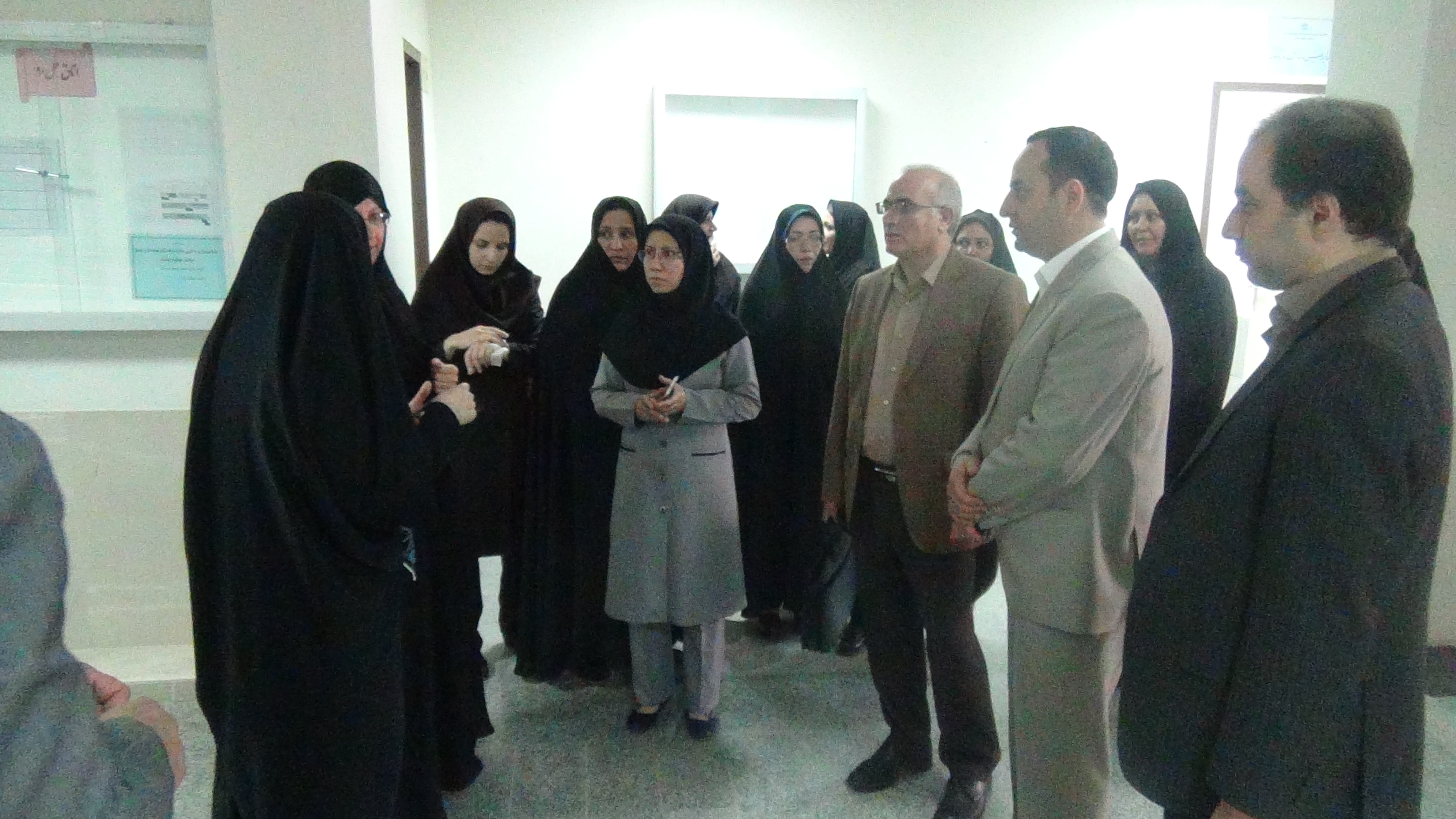 Board staff of the department of midwifery visited school of nursing and midwifery